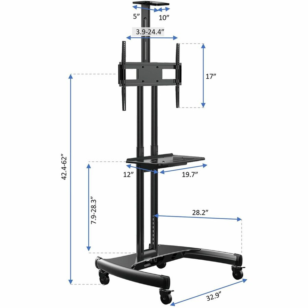 Rocelco, Inc Rocelco RVSTC Rocelco R VSTC Display Cart