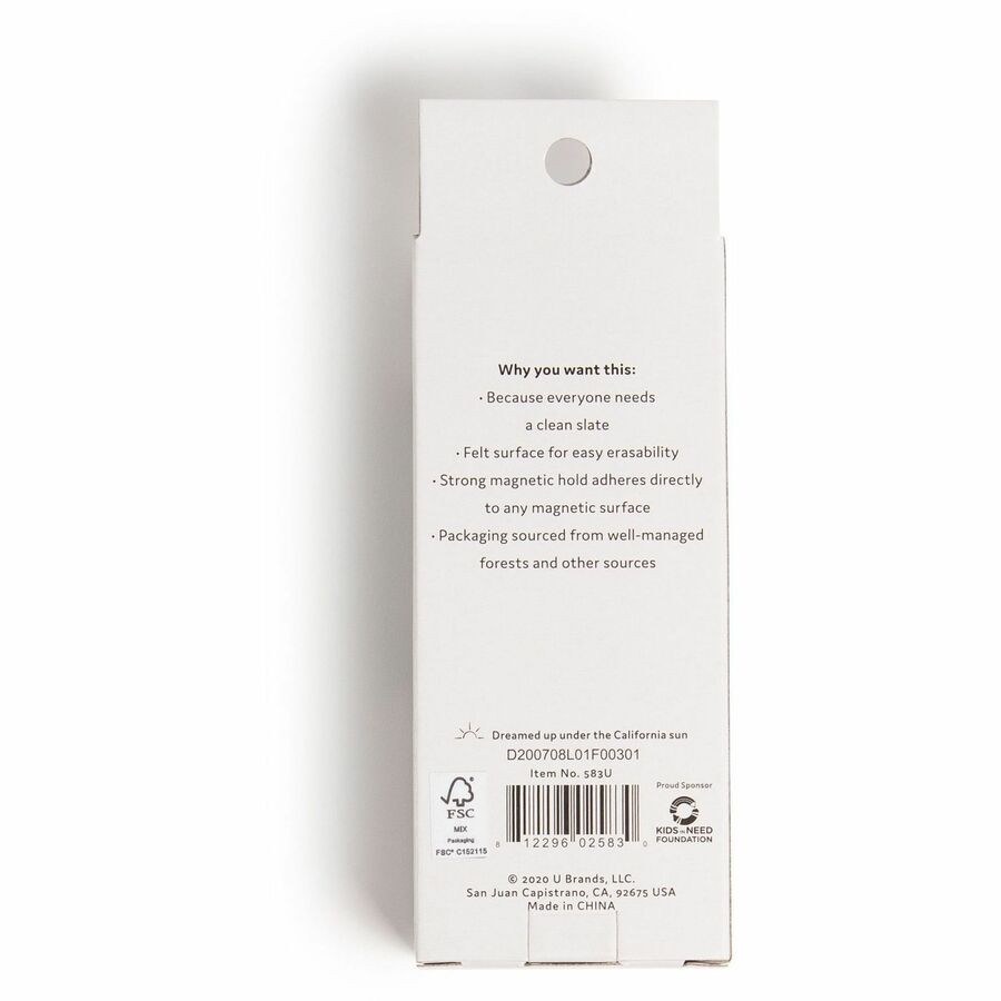 U Brands 583U06-48 U Brands Magnetic Eraser