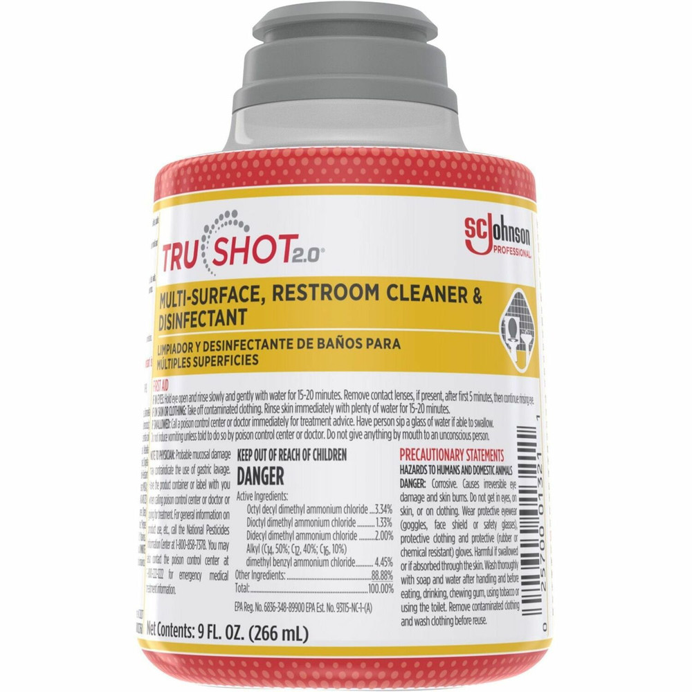 S. C. Johnson & Son, Inc TruShot 2.0 379850 TruShot 2.0 Multi-Surface, Restroom Cleaner & Disinfectant