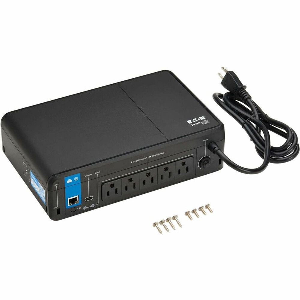 Tripp Lite by Eaton BC850RNC Eaton Tripp Lite Series 850VA 450W 120V Standby Cloud-Connected UPS with Remote Monitoring - 5 NEMA 5-15R Outlets (Surge + Battery Backup), 5-15P Plug, Desktop