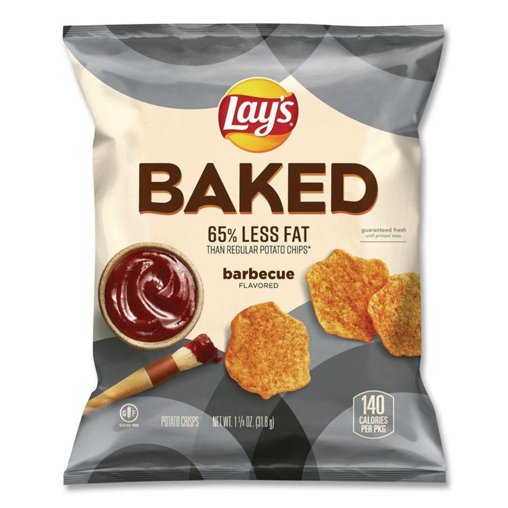 FRITO-LAY, INC. 77325 Baked Variety Pack, Baked Cheetos/Baked Lays BBQ/Baked Lays Original/Baked Ruffles Cheddar Sour Cream, 30 Bags/BX, 2 Boxes/CT