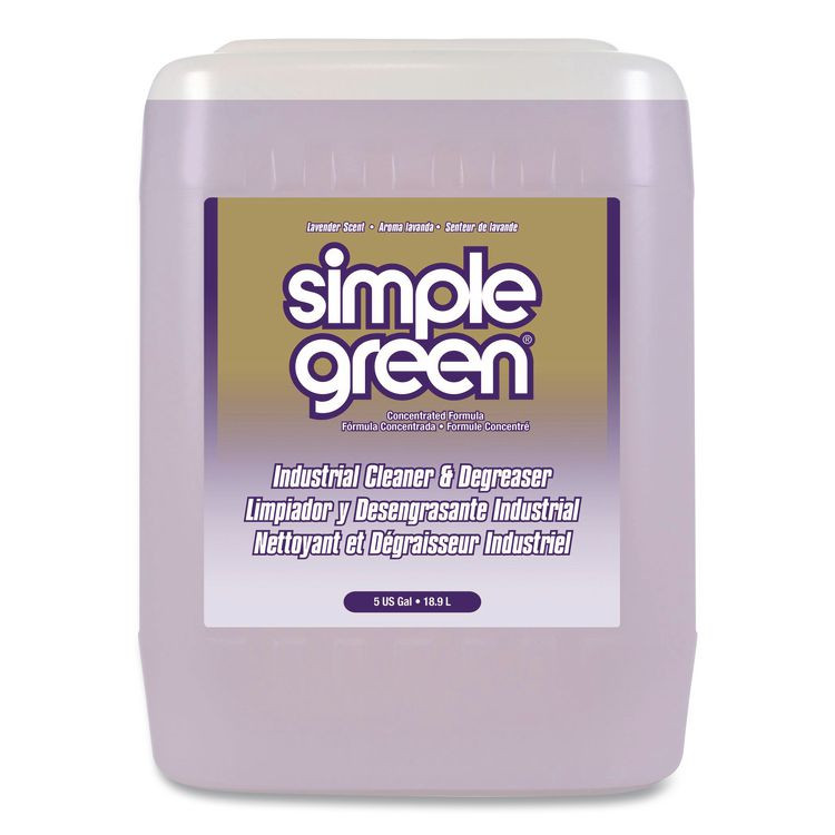 SUNSHINE MAKERS, INC. Simple Green® 1600005 Industrial Cleaner and Degreaser, Lavender Scent, 5 gal Pail