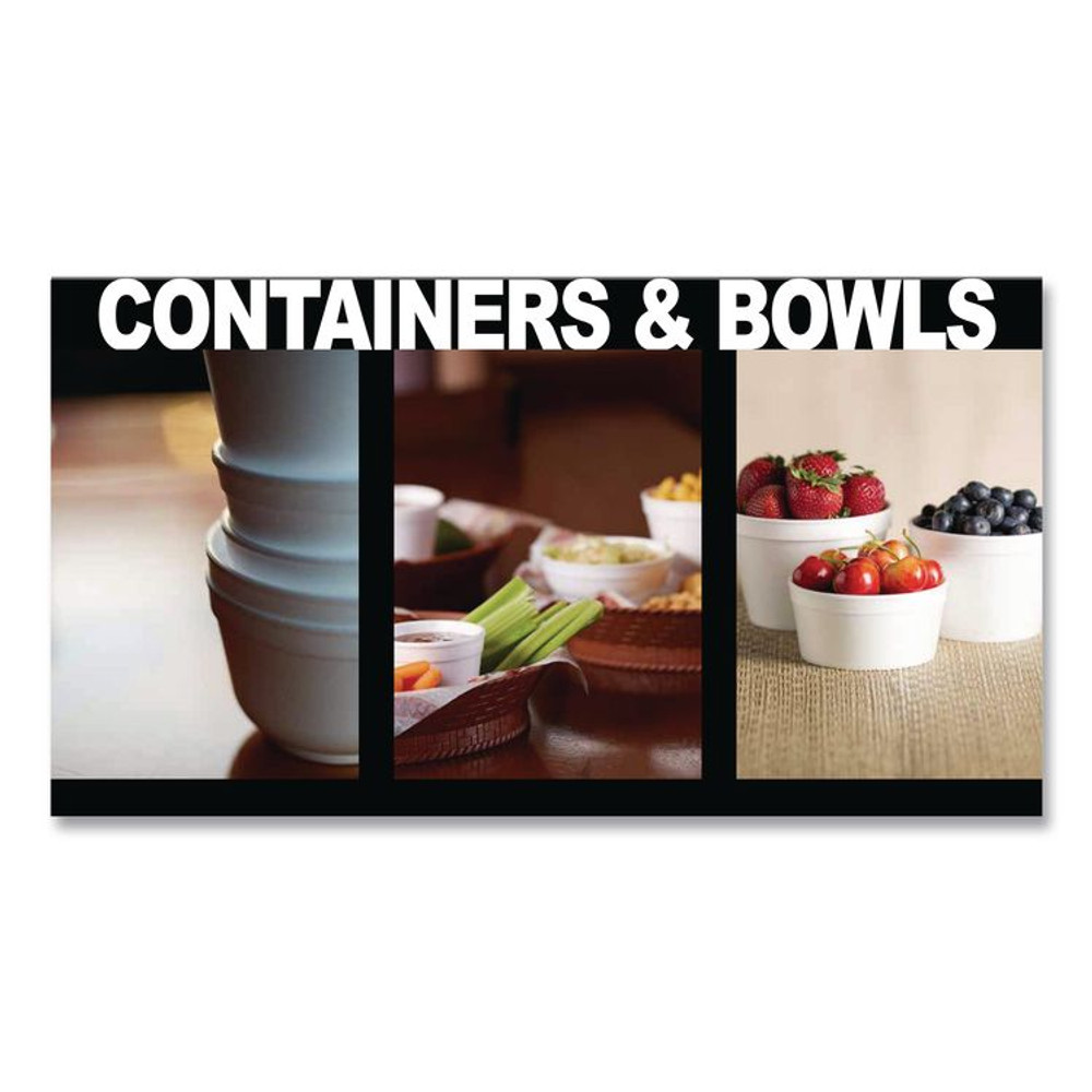 WINCUP CORPORATION 221998 Foam Bowls, Tall Style, 12 oz, White, 500/Carton