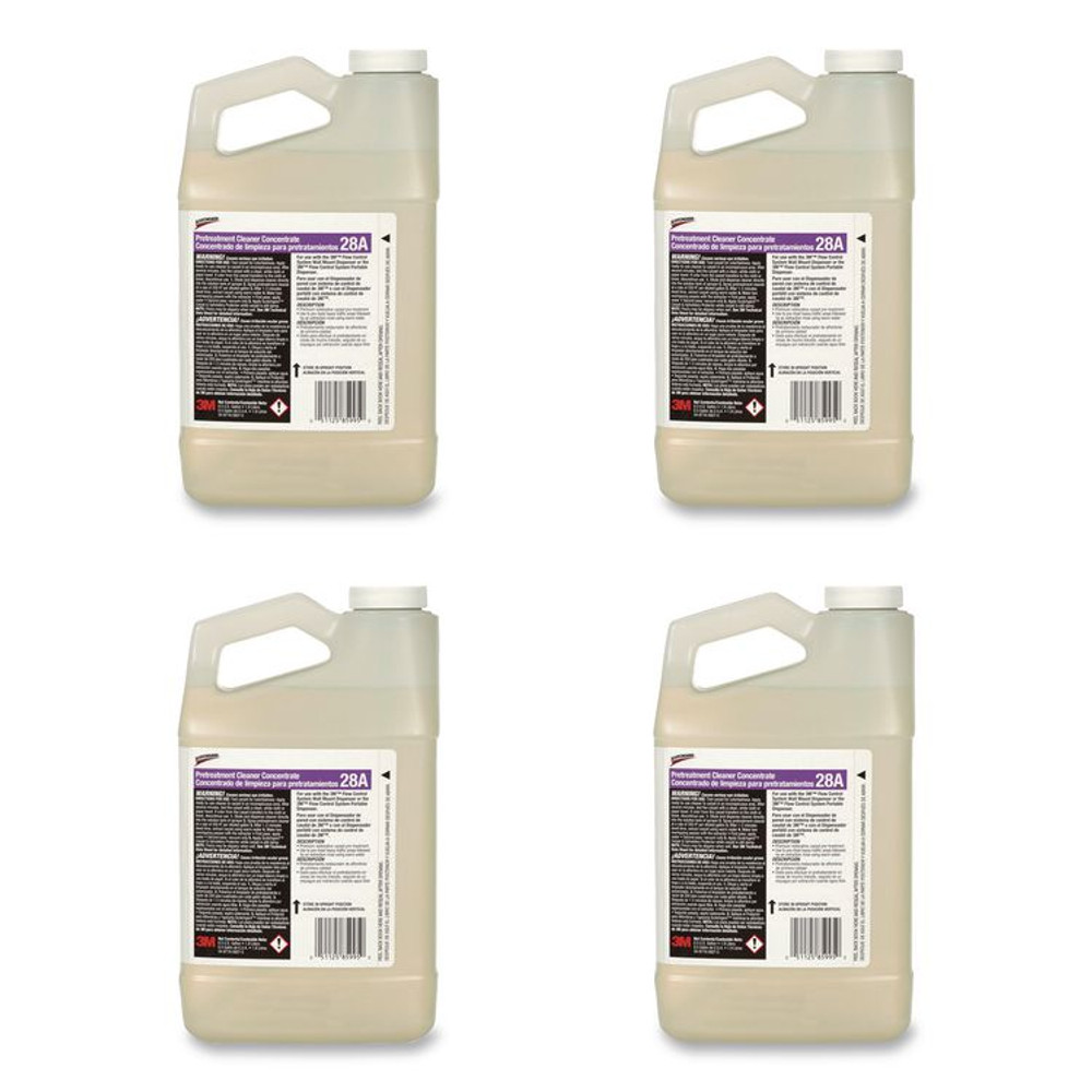 3M/COMMERCIAL TAPE DIV. 28A Scotchgard Pretreatment Cleaner Concentrate 28A, 0.5 gal Bottle, 4/Carton