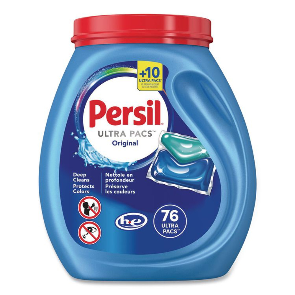 DIAL PROFESSIONAL Persil® 05515 Ultra Pacs Original Everyday Clean HE Laundry Detergent, 76 Pods/Tub, 4 Tubs/Carton