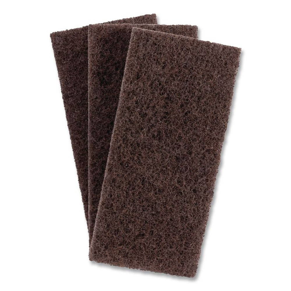 3M/COMMERCIAL TAPE DIV. 08004B Doodlebug Utility Pad, 4.62" x 10", Brown, 10/Carton