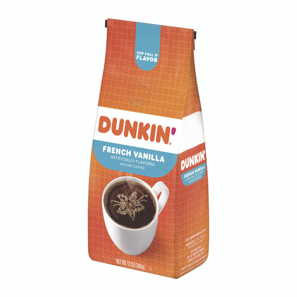 KEURIG DR PEPPER Dunkin'® 00047 French Vanilla Coffee, 12 oz Bag