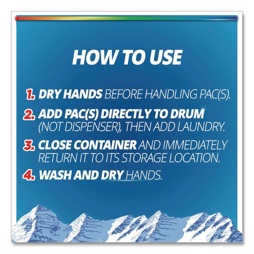 PUREX 05524 4-in-1 Laundry Detergent Pacs, 66 Pods/Bag, 4 Bags/Carton