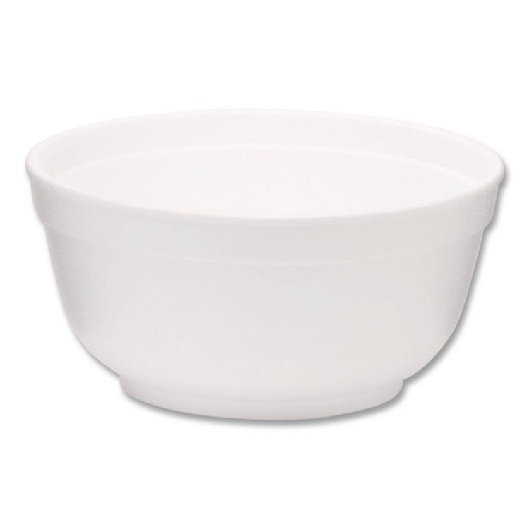 WINCUP CORPORATION 221990 Foam Bowls, Squat Style, 8 oz, White, 1,000/Carton