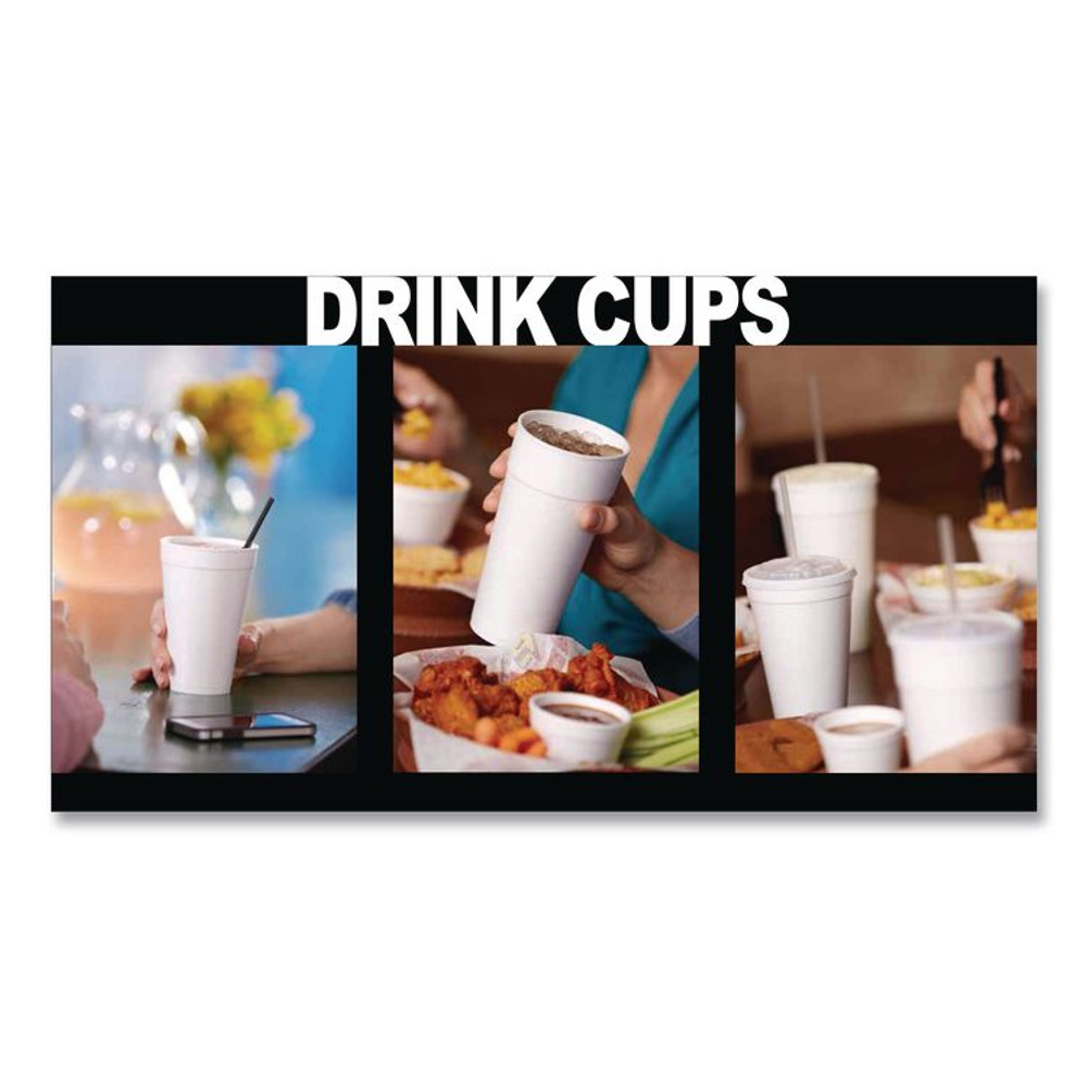 WINCUP CORPORATION 221966 Foam Drink Cups, 8 oz, White, 1,000/Carton