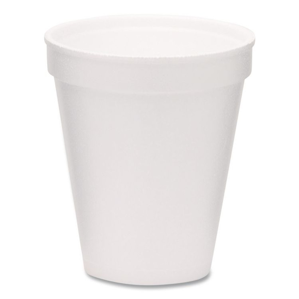 WINCUP CORPORATION 221966 Foam Drink Cups, 8 oz, White, 1,000/Carton