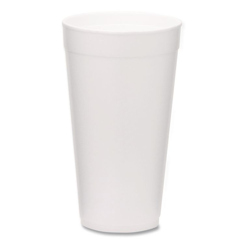 WINCUP CORPORATION 221976 Foam Drink Cups, 20 oz, White, 500/Carton