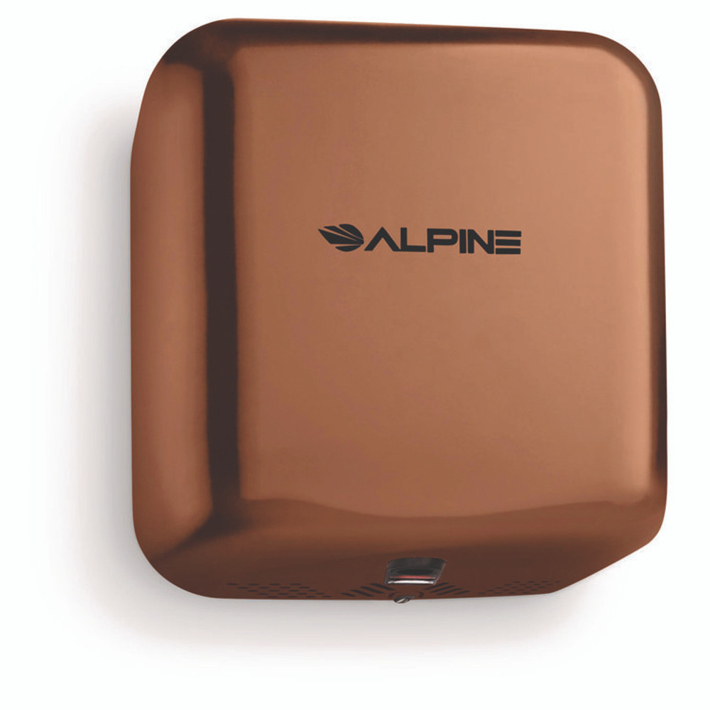 ALPINE INDUSTRIES ALP40010COP Hemlock Commercial Automatic 120V Hand Dryer, 6.68 x 11.41 x 12.31, Stainless Steel, Copper