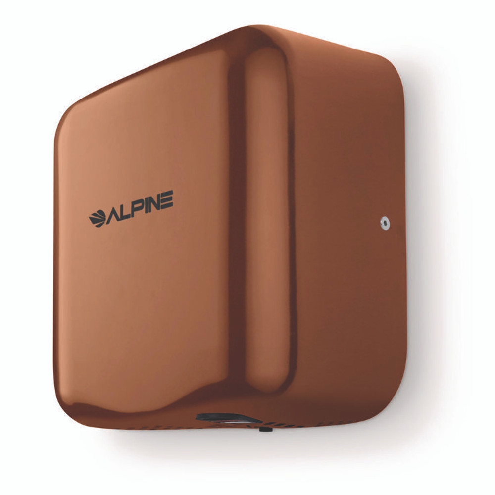 ALPINE INDUSTRIES ALP40010COP Hemlock Commercial Automatic 120V Hand Dryer, 6.68 x 11.41 x 12.31, Stainless Steel, Copper