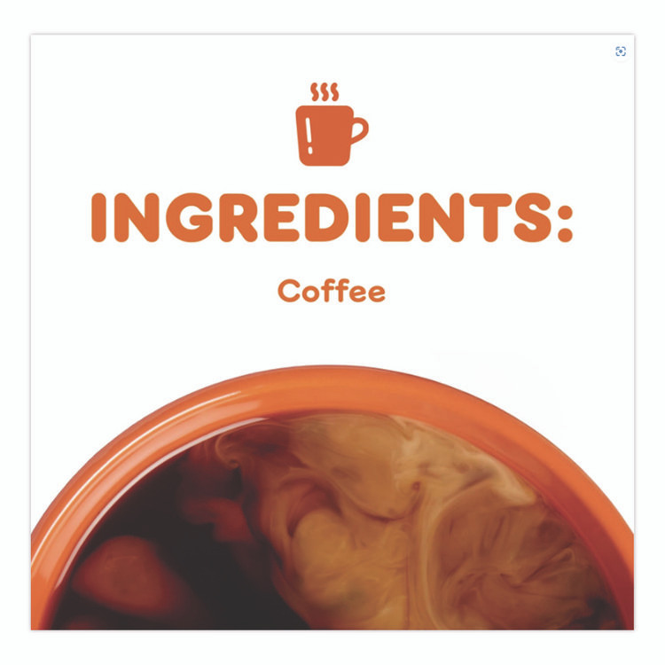 KEURIG DR PEPPER Dunkin'® 8133401293 Original Blend Decaf Coffee, 30 oz Canister