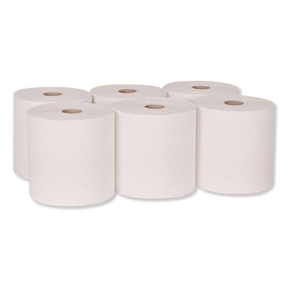 SCA TISSUE Tork® RB800 Advanced Hardwound Roll Towel, 1-Ply, 7.88" x 800 ft, White, 6 Rolls/Carton
