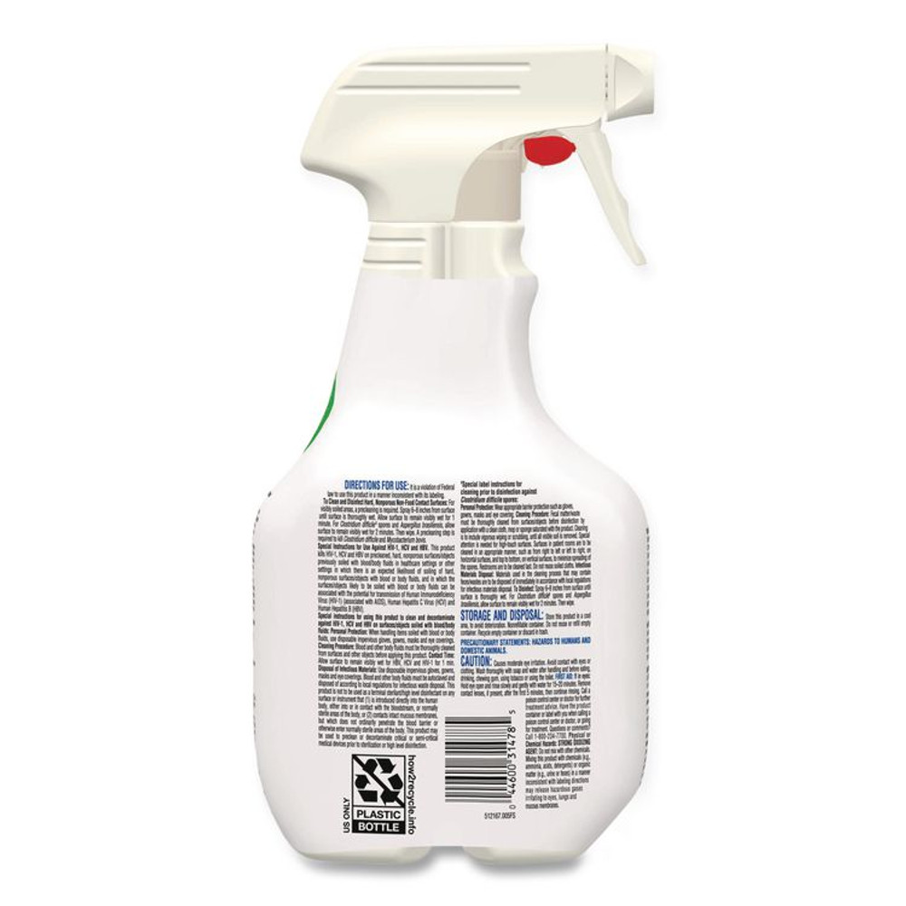 CLOROX SALES CO. Healthcare® 31478EA Fuzion Cleaner Disinfectant, 32 oz Spray Bottle