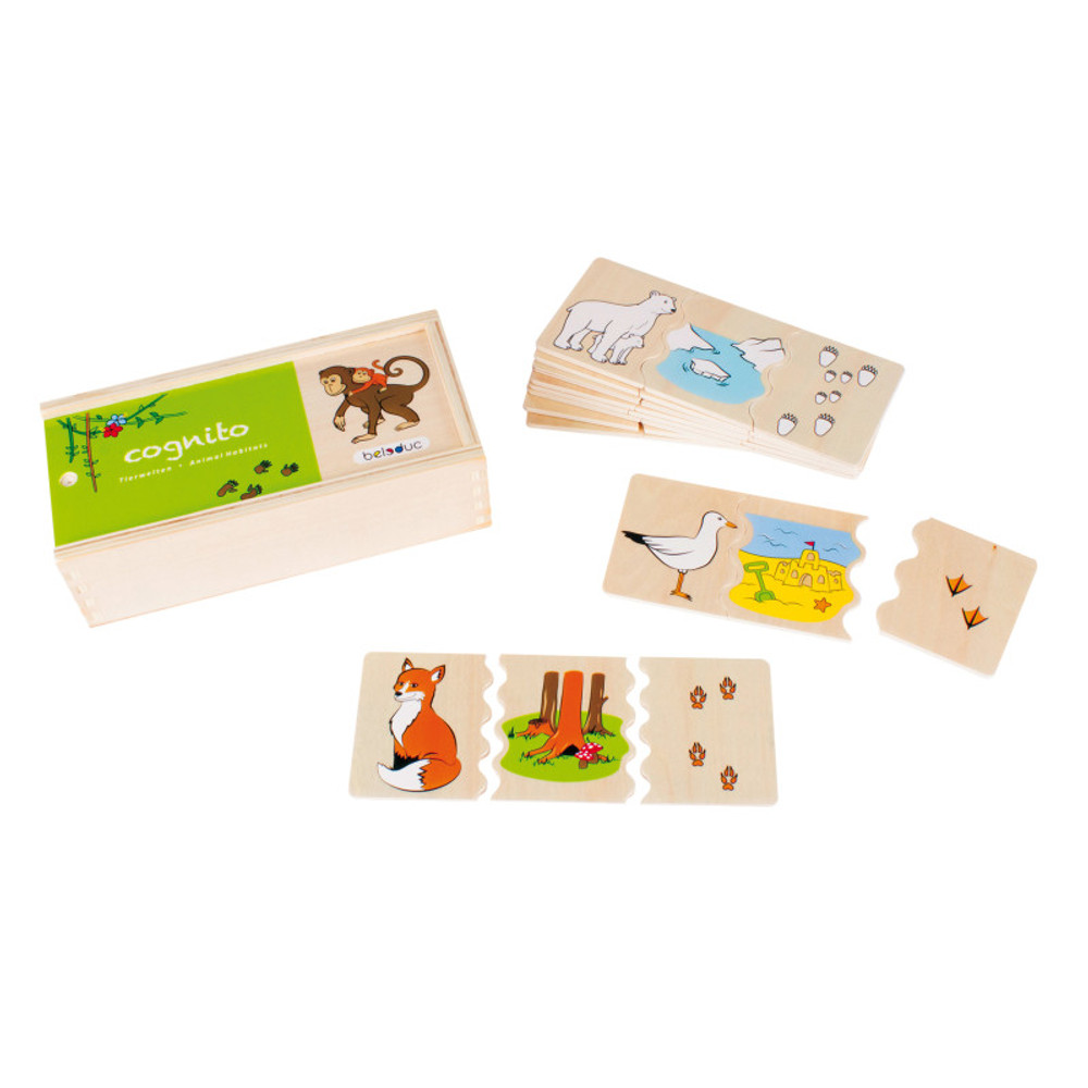 PLAYWELL ENTERPRISE LTD Beleduc Cognito Animal Habitats Puzzle
