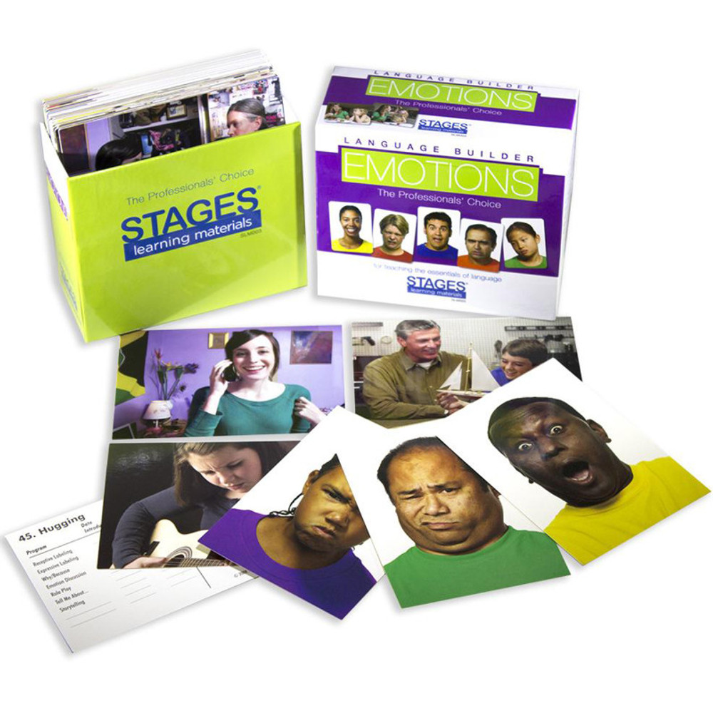 STAGES LEARNING MATERIALS Stages Learning Materials Language Builder® Emotion Card Set, Pack of 80