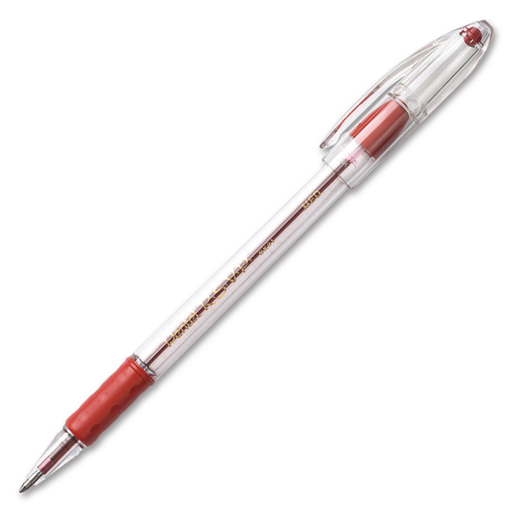 PENTEL OF AMERICA Pentel® R.S.V.P.® Ballpoint Pen, Medium Point, Red