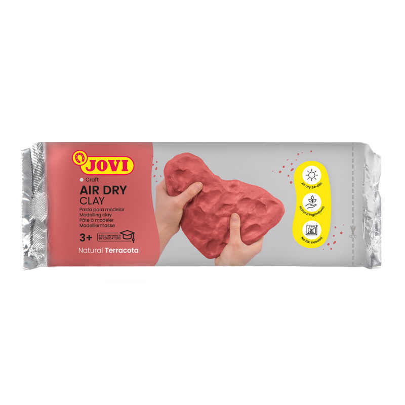 JOVI SA JOVI Air Dry Clay, Terracotta, 2.2lb Bar