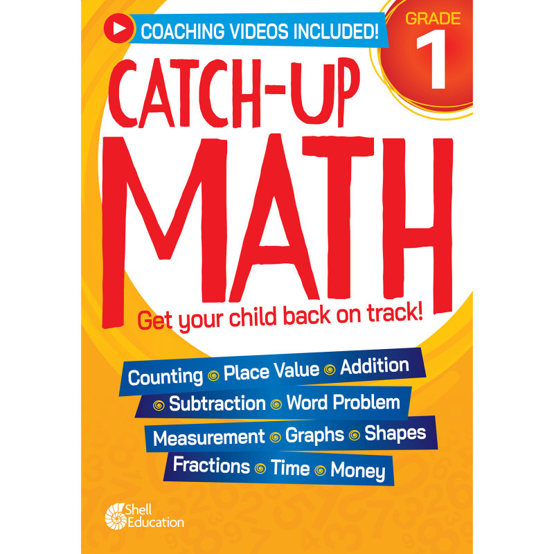 SHELL EDUCATION Shell Education Catch-Up Math Book, 1st Grade