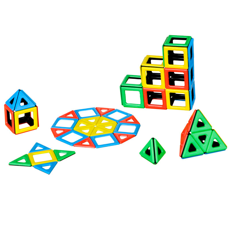 POLYDRON Polydron Magnetic Polydron® Class Set, 96 Pieces