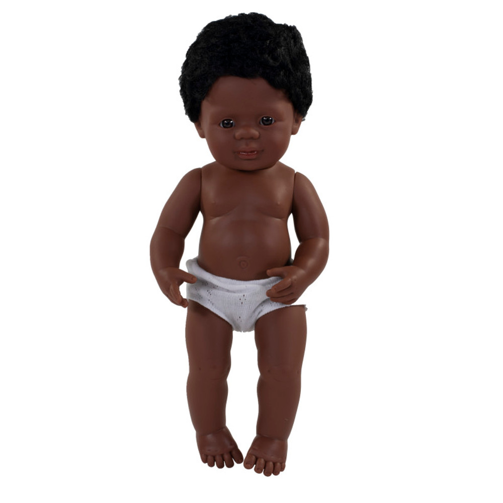 MINILAND EDUCATIONAL CORPORATION Miniland Anatomically Correct 15" Baby Doll, African-American Boy