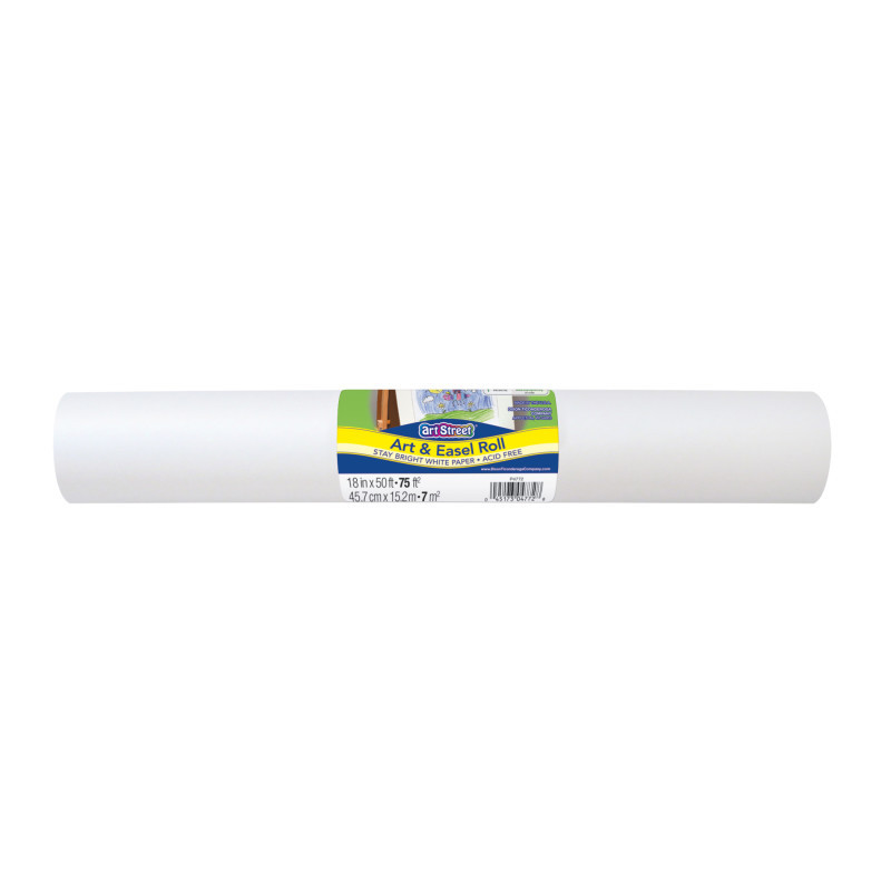 DIXON TICONDEROGA CO Prang® Art & Easel Roll, White, 18" x 50', 1 Roll