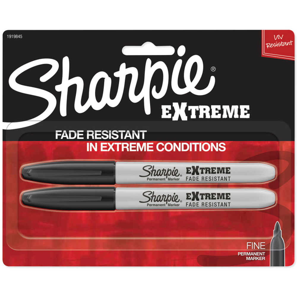 NEWELL BRANDS DISTRIBUTION LLC Sharpie® Extreme Permanent Markers, 2-Pack, Black