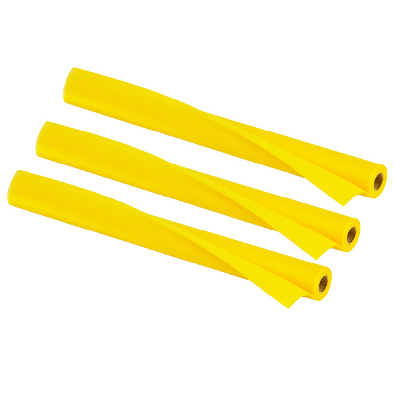 SMART FAB INC Smart-Fab® Art & Decoration Fabric Roll, 24" x 18', Yellow, 3 Rolls