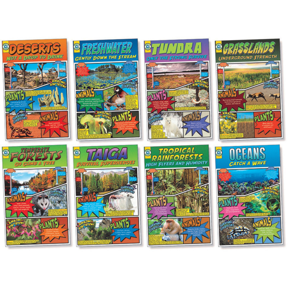 NORTH STAR TEACHER RESOURCE North Star Teacher Resources Biomes Bulletin Board Set
