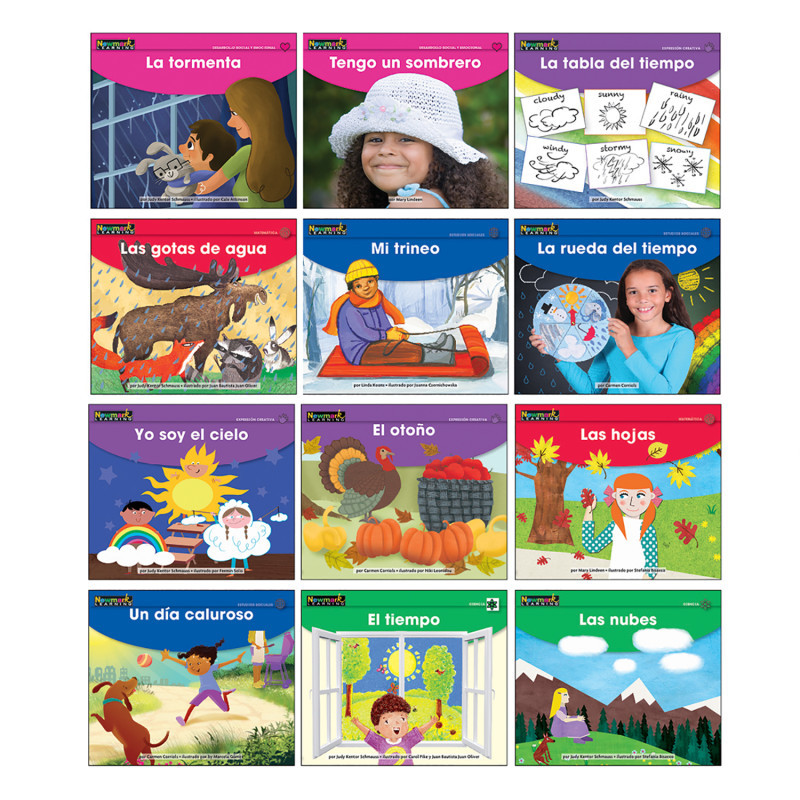 NEWMARK LEARNING Newmark Learning Early Rising Readers Weather Theme Set, Spanish