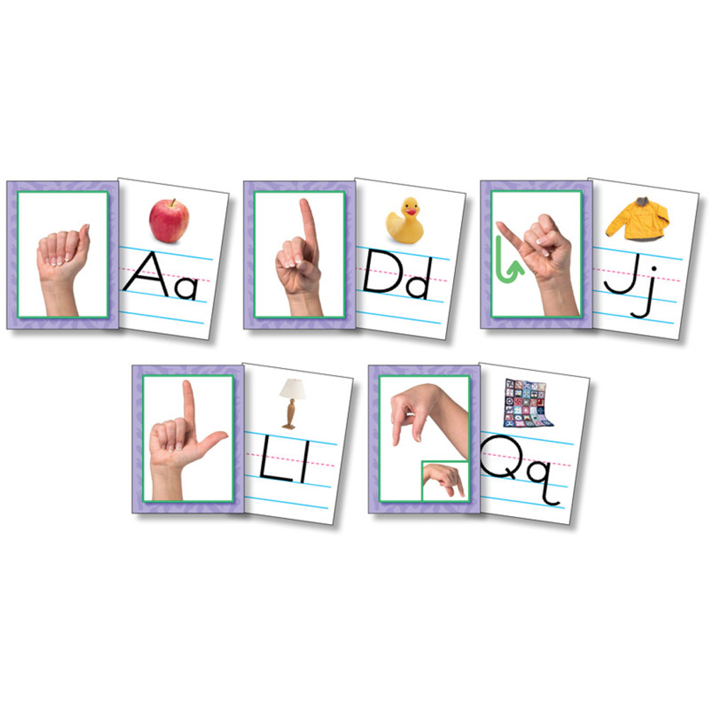 NORTH STAR TEACHER RESOURCE North Star Teacher Resources American Sign Language Card, Pack of 26