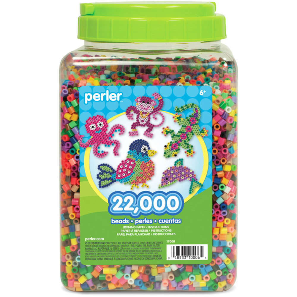 SIMPLICITY CREATIVE CORP Perler™ Multi-Mix Fuse Beads Jar, Pack of 22000