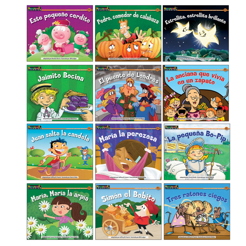 NEWMARK LEARNING Newmark Learning Rising Readers Leveled Books: Nursery Rhyme Tales Set 2, Spanish