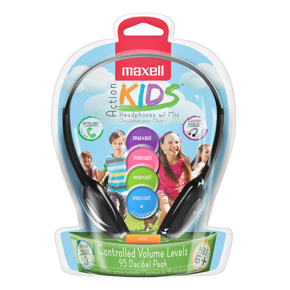 MAXELL CORP OF AMERICA Maxell Action Kids™ Headphones with Mic