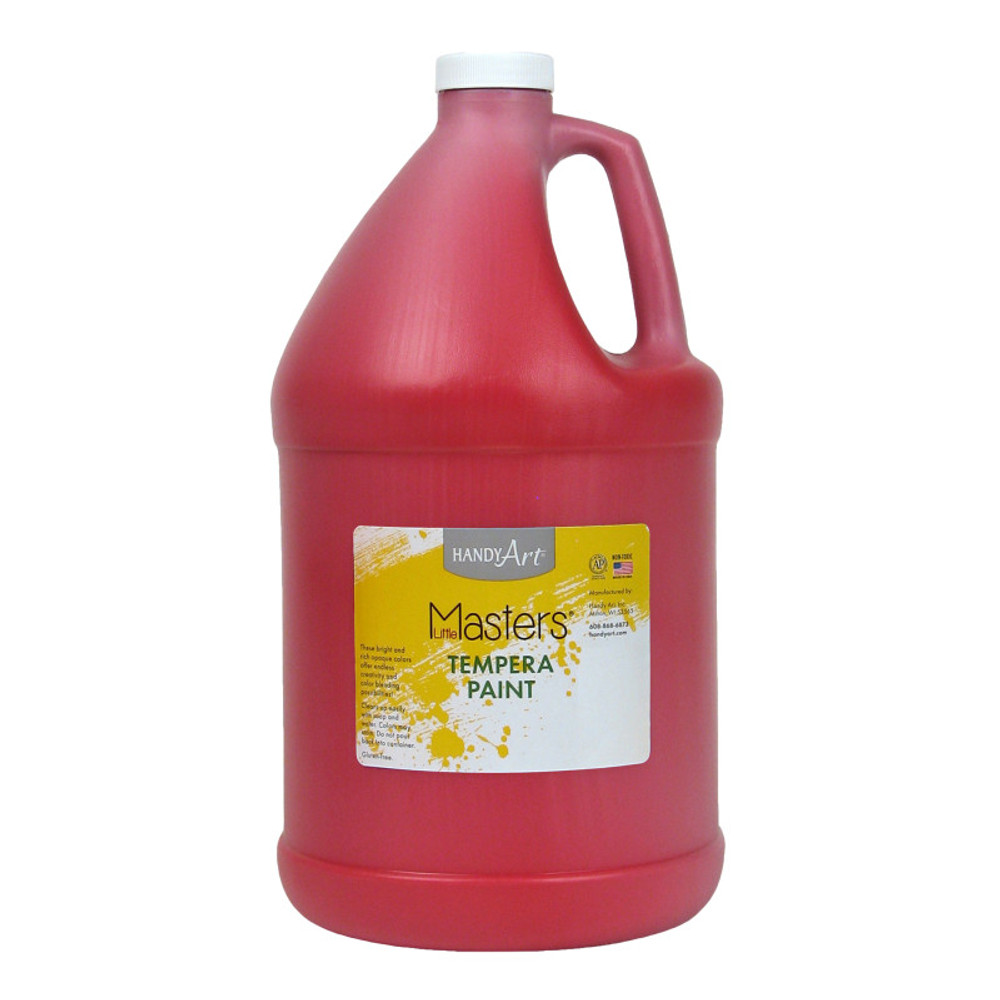 ROCK PAINT DISTRIBUTING CORP Handy Art® Little Masters® Tempera Paint, Red, Gallon