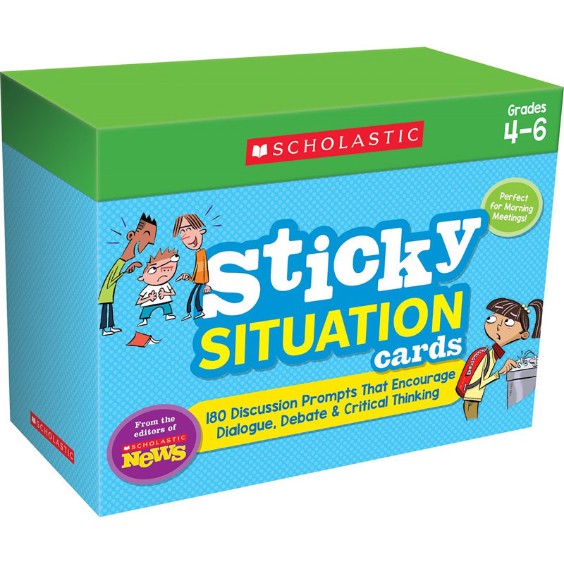 SCHOLASTIC TEACHING RESOURCES Scholastic Teaching Solutions News Sticky Situation Cards: Grades 4-6
