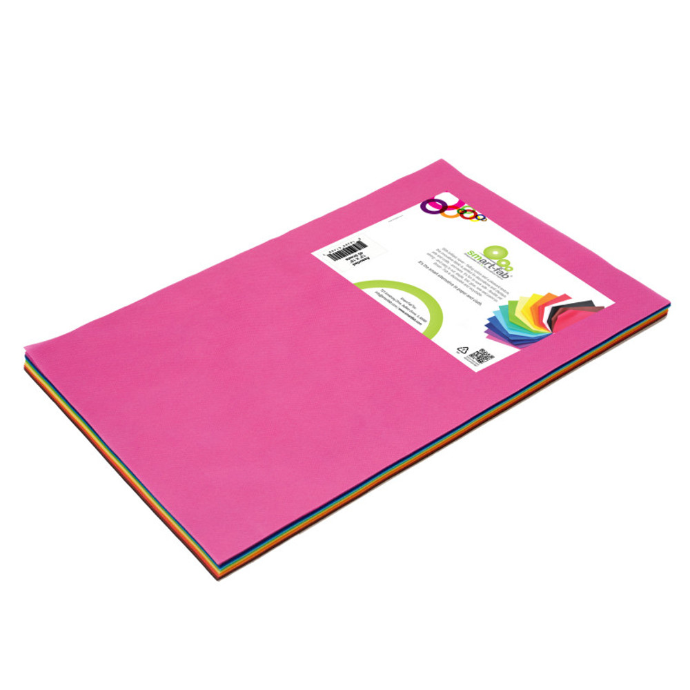 SMART FAB INC Smart-Fab® Art & Decoration Fabric Sheets, 12" x 18", Assorted, 45 Sheets