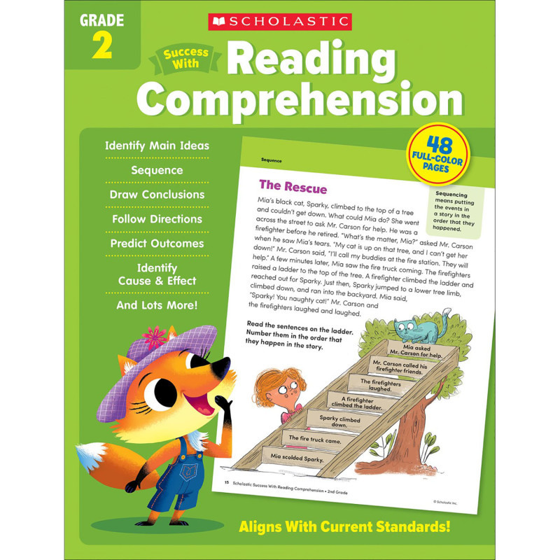 SCHOLASTIC TEACHING RESOURCES Scholastic Teaching Solutions Success With Reading Comprehension: Grade 2