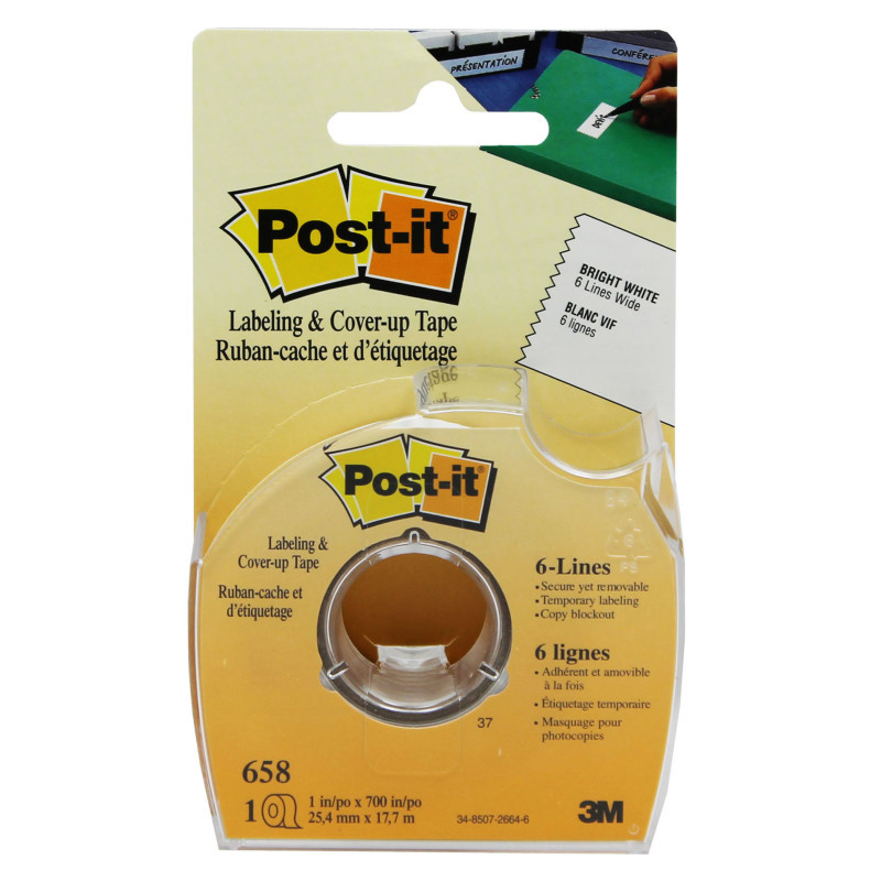 3M COMPANY Post-it® Labeling & Cover-up Tape, 1" x 700"