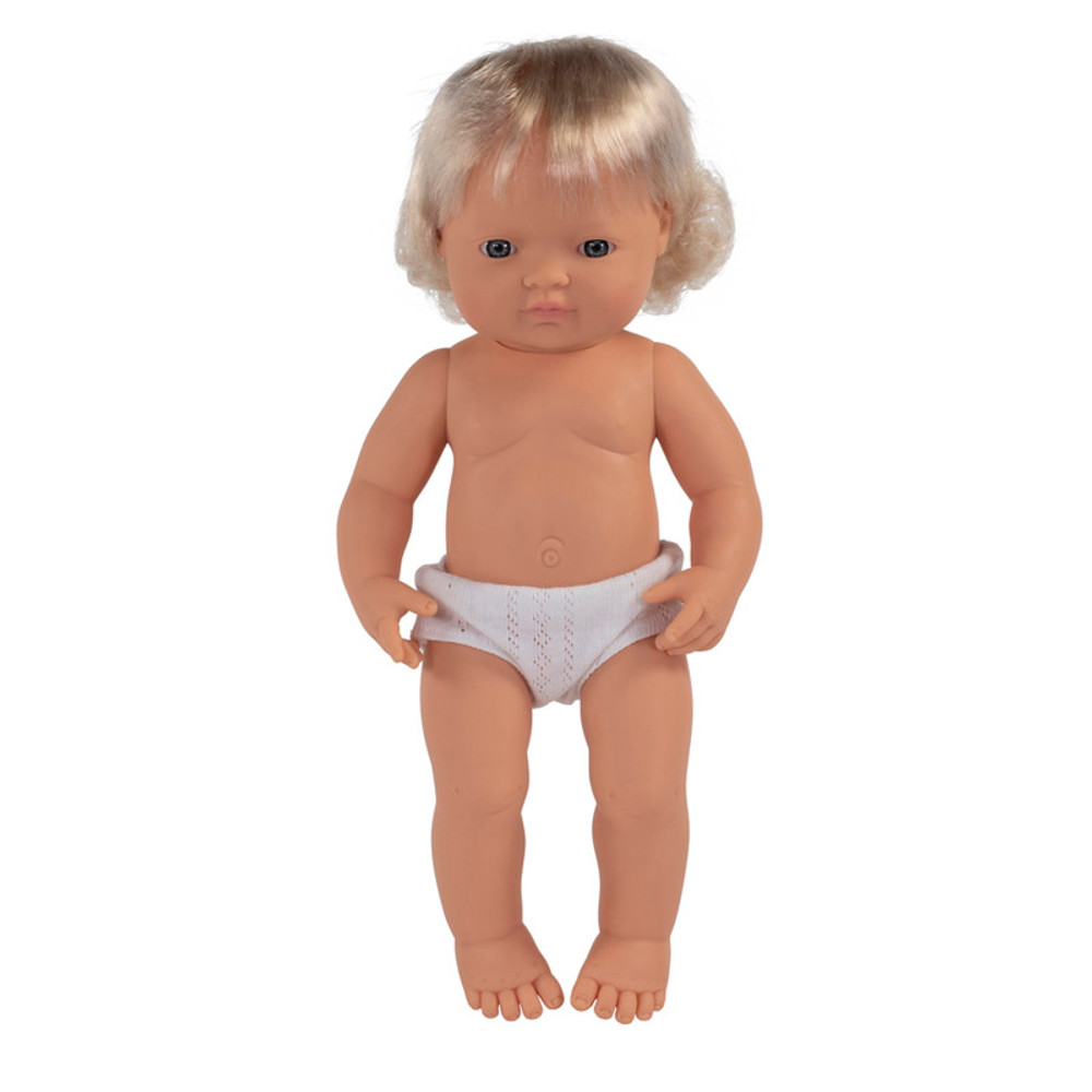 MINILAND EDUCATIONAL CORPORATION Miniland Baby Doll 15" Causasian Girl MINILAND EDUCATIONAL CORPORATION Miniland Baby Doll 15" Causasian Girl