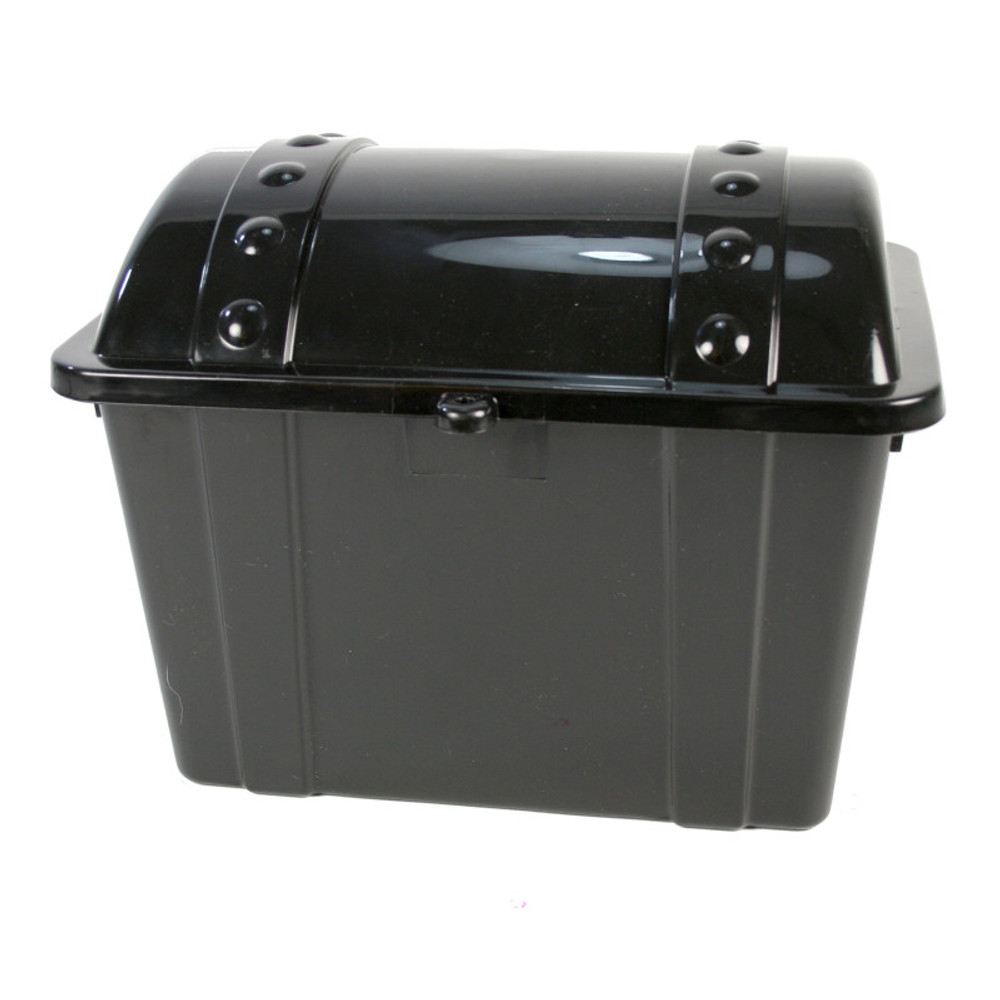 ROMANOFF PRODUCTS Romanoff Jr. Treasure Chest, Black ROMANOFF PRODUCTS Romanoff Jr. Treasure Chest, Black