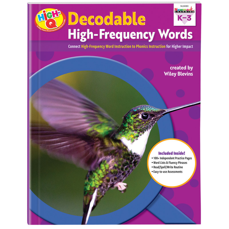 NEWMARK LEARNING Newmark Learning Decodable HighFrequency Words Workbook