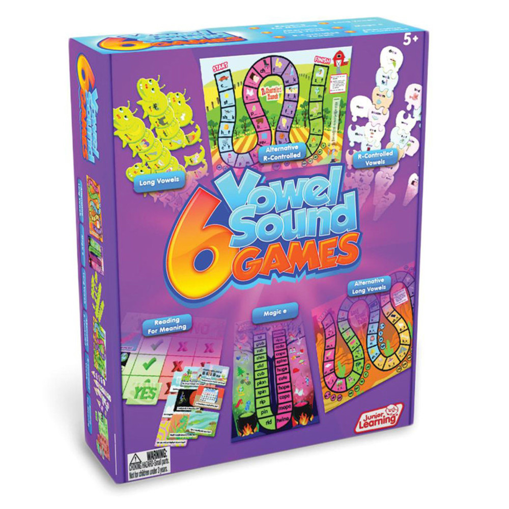 JUNIOR LEARNING Junior Learning® 6 Vowel Sound Games JUNIOR LEARNING Junior Learning® 6 Vowel Sound Games