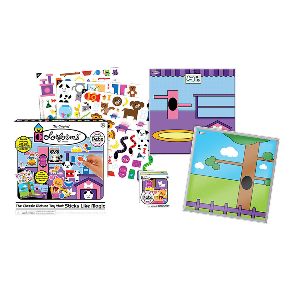 PLAYMONSTER LLC (PATCH) Colorforms® Pets Picture Playset
