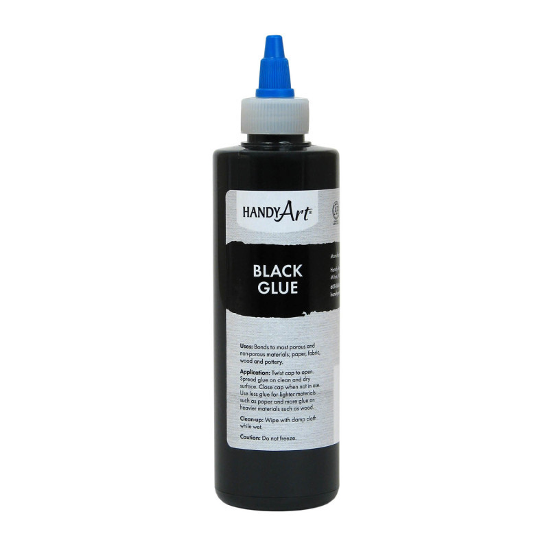 ROCK PAINT DISTRIBUTING CORP Handy Art® Black Glue, 8 oz.