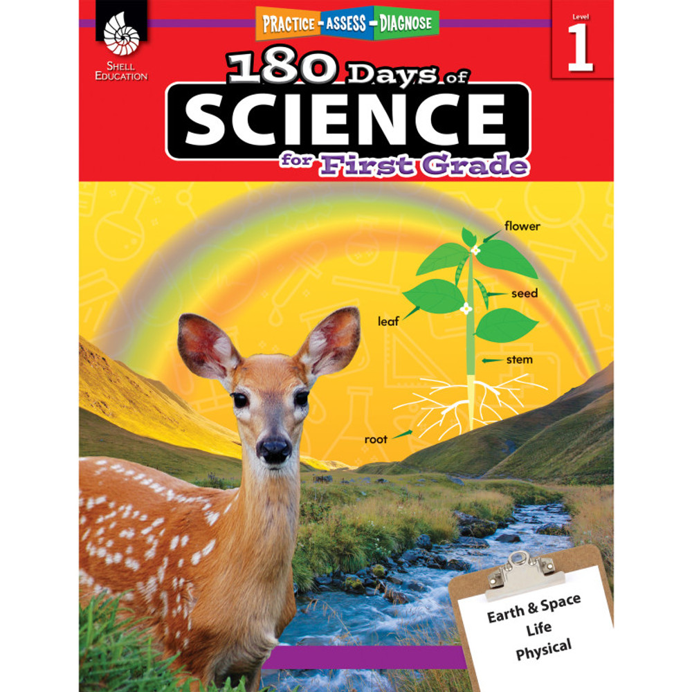 SHELL EDUCATION Shell Education 180 Days of Science for First Grade