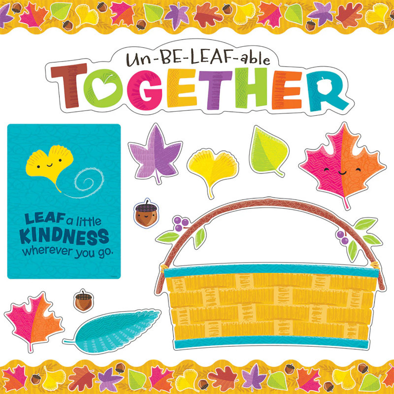 TREND ENTERPRISES INC. TREND Awesome Autumn Learning Set, 69 Pieces